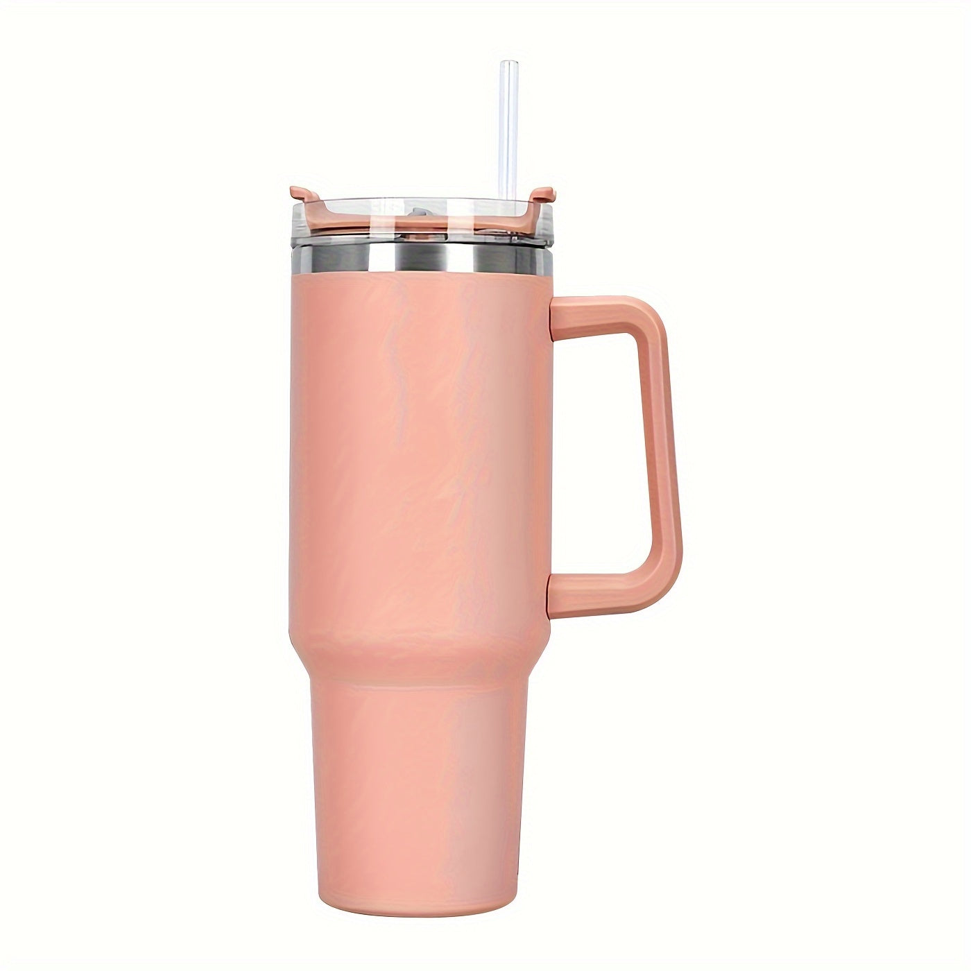 Kaqinu 40 oz Tumbler with Handle,Stainless Steel Insulated Insulated Travel Mug with Lids and Straw