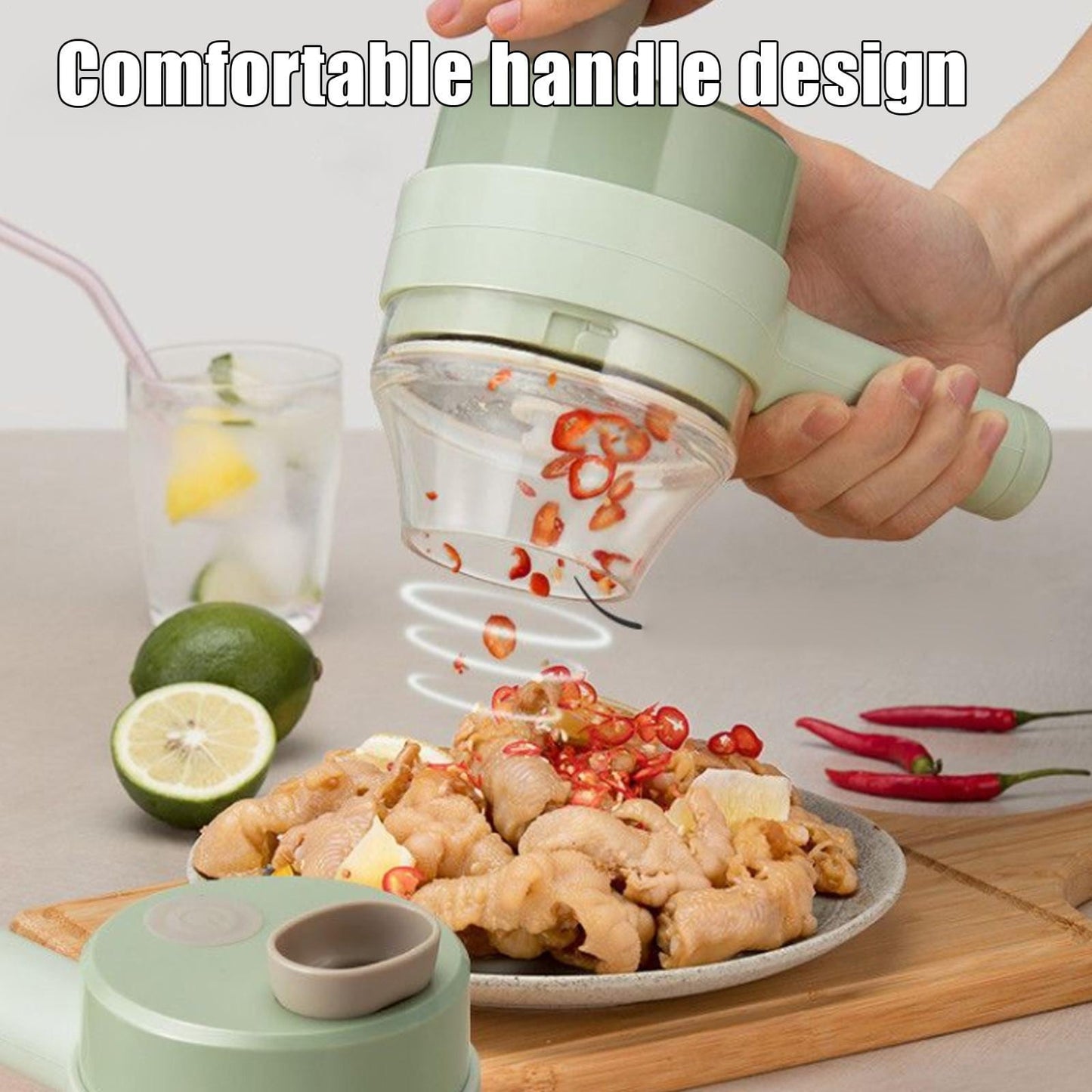 Wireless Vegetable Cutter Food Chopper