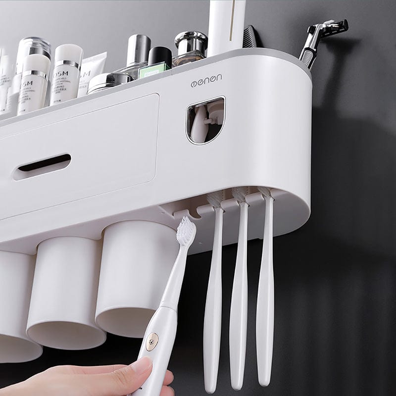 Toothbrush Holder Automatic Toothpaste Squeezer