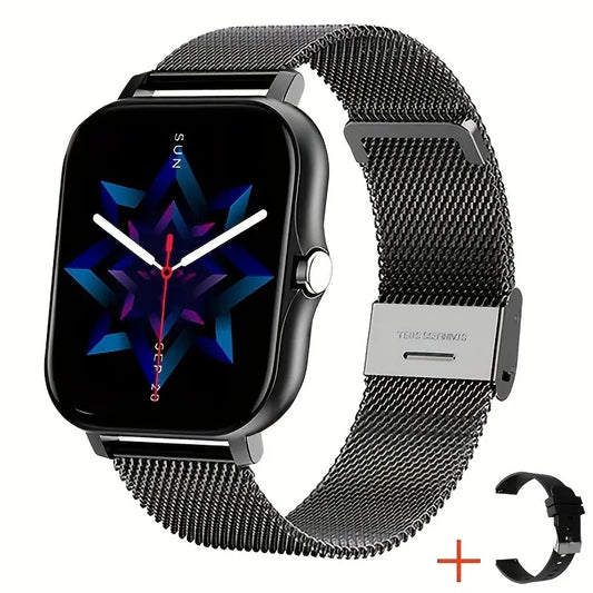 Smart Watch for Men Women, 1.83" Fitness Activity Tracker with 100+ Sports Modes, Smart Watch with Bluetooth Call(Answer/Make Calls), Smartwatch Fit for Android/iPhone